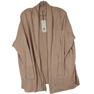 Calia Long Cardigan Pockets Knit Size XS Beige‎ NWT